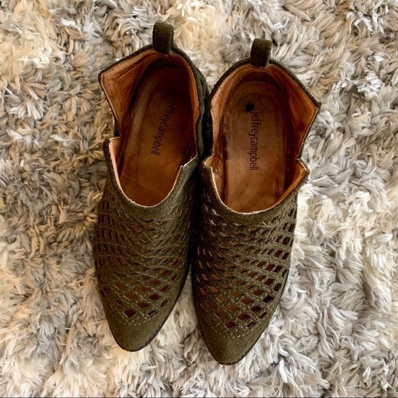 Jeffrey Campbell Taggart Suede Cutout Bootie - Picture 7 of 8